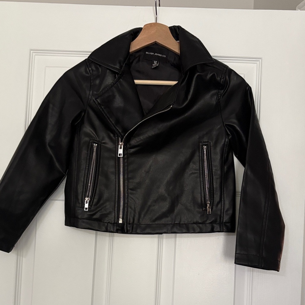 Black Faux Leather Jacket